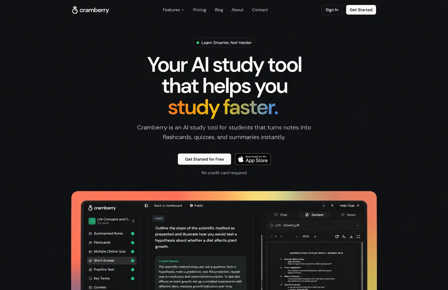 Cramberry screenshot